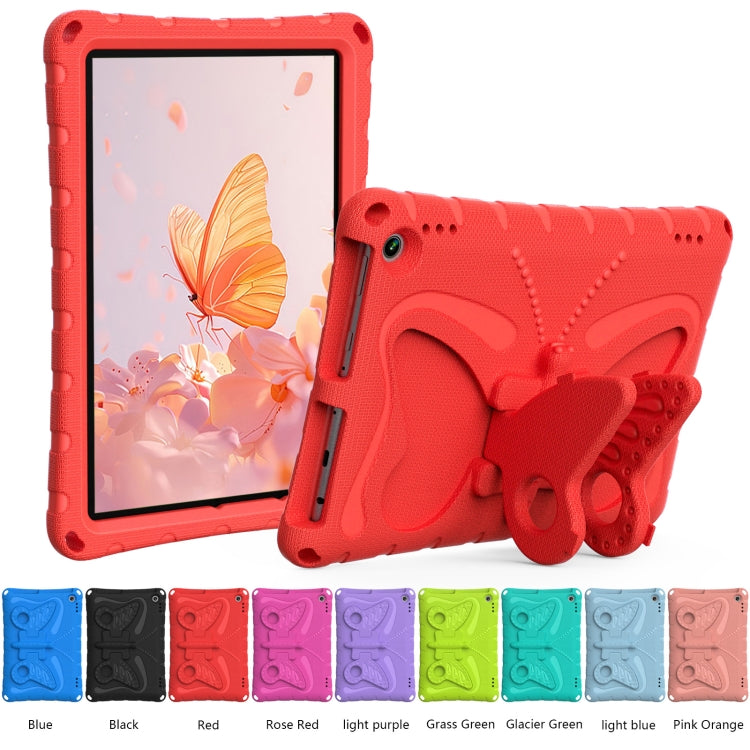 For Amazon Kindle Fire HD10 2021/2023 Butterfly Bracket EVA Shockproof Tablet Case(Red) - Amazon by PMC TechLife | Online Shopping South Africa | PMC TechLife | Buy Now Pay Later Mobicred