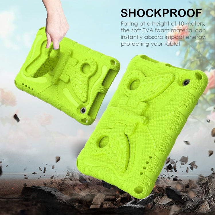 For Amazon Kindle Fire HD7 2022 Butterfly Bracket EVA Shockproof Tablet Case(Grass Green) - Amazon by PMC TechLife | Online Shopping South Africa | PMC TechLife | Buy Now Pay Later Mobicred