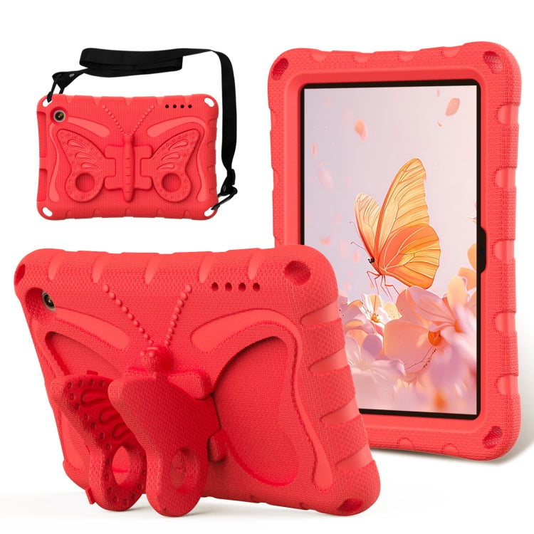 For Amazon Kindle Fire HD7 2022 Butterfly Bracket EVA Shockproof Tablet Case(Red) - Amazon by PMC TechLife | Online Shopping South Africa | PMC TechLife | Buy Now Pay Later Mobicred