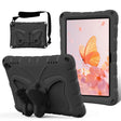 For Amazon Kindle Fire HD8 /8 Plus 2020/2022 Butterfly Bracket EVA Shockproof Tablet Case(Black) - Amazon by PMC TechLife | Online Shopping South Africa | PMC TechLife | Buy Now Pay Later Mobicred