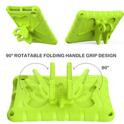 For Amazon Kindle Fire HD8 /8 Plus 2020/2022 Butterfly Bracket EVA Shockproof Tablet Case(Grass Green)