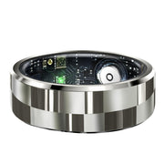 R9 SIZE 10 Smart Ring, Support Wellness Tracking / Gesture Control / Somatosensory Games(Silver)
