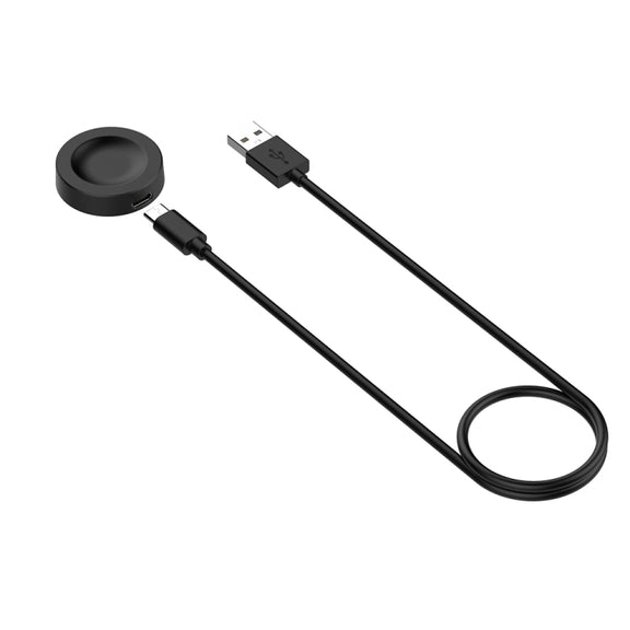 For Huawei Watch GT5 46mm USB Interface Split Type Smart Watch Charging Cable, Length: 1m(Black)