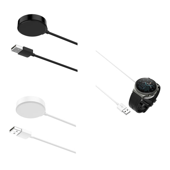 For Huawei Watch GT5 Pro 46mm USB Interface Integrated Smart Watch Charging Cable, Length: 1m(Black)