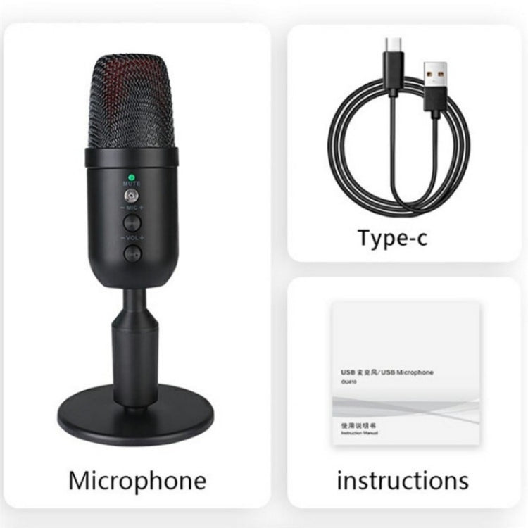 MU1000 Real Time Monitoring Noise Desktop Condenser Microphone - Microphone by PMC TechLife | Online Shopping South Africa | PMC TechLife | Buy Now Pay Later Mobicred