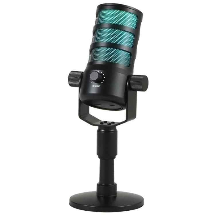 PDO RGB Light Live Streaming Gaming Desktop Noise Reduction Microphone - Microphone by PMC TechLife | Online Shopping South Africa | PMC TechLife | Buy Now Pay Later Mobicred