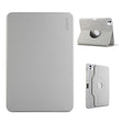 For iPad Pro 11 2024 ENKAY 360 Rotation TPU Leather Smart Tablet Case with Pen Slot(Grey) - free shipping - PMc TechLife - Order now!