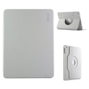 For iPad Air / Air 2 / 9.7 2017 / 2018 ENKAY 360 Rotation TPU Leather Smart Tablet Case with Pen Slot(Grey)