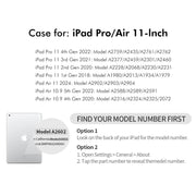 For iPad Pro 11 2022 / 2021 / 2020 ENKAY 360 Rotation TPU Leather Smart Tablet Case with Pen Slot(Grey)