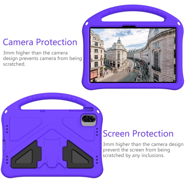 For Infinix XPad 11 inch 2024 EVA Shockproof Tablet Case with Holder(Purple) - Others by PMC Jewellery | Online Shopping South Africa | PMC Jewellery | Buy Now Pay Later Mobicred