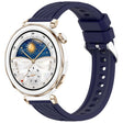 For Huawei Watch GT 5 Pro 42mm Line Texture Quick Release Silicone Watch Band(Original Blue) - Watch Bands by PMC TechLife | Online Shopping South Africa | PMC TechLife | Buy Now Pay Later Mobicred