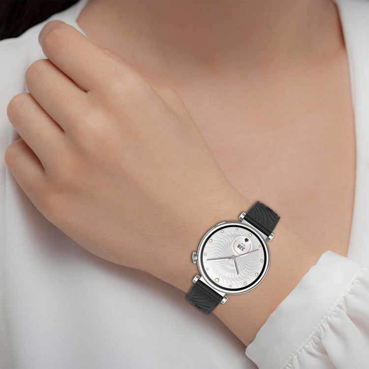 For Huawei Watch GT 5 Pro 42mm Line Texture Quick Release Silicone Watch Band(Original Blue) - Watch Bands by PMC TechLife | Online Shopping South Africa | PMC TechLife | Buy Now Pay Later Mobicred