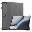 For OnePlus Pad 2 / Pad Pro 12.1 ENKAY Tri-fold Custer Texture Platic Leather Smart Tablet Case(Grey) - free shipping - PMC TechLife - Order now!