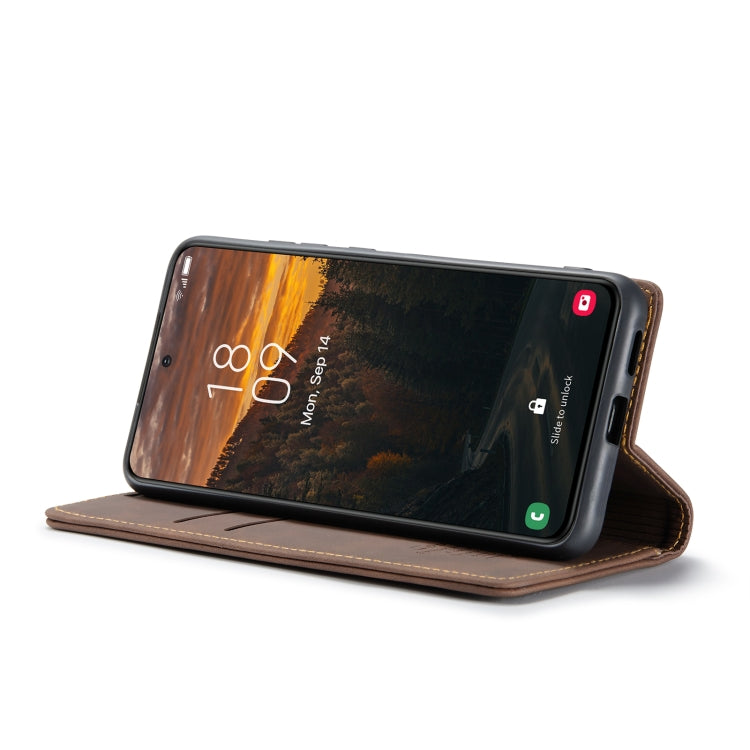For Samsung Galaxy S24 FE 5G CaseMe 013 Multifunctional Horizontal Flip Leather Phone Case(Coffee) - free shipping - PMC Jewellery - Order now!