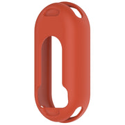For Xiaomi Mi Band 8 NFC Glossy Surface Silicone Watch Protective Case(Original Red)
