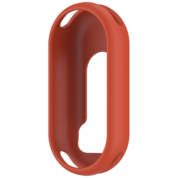For Xiaomi Smart Band 9 Glossy Surface Silicone Watch Protective Case(Original Red)
