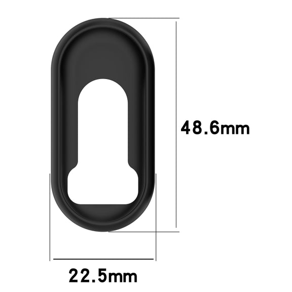 For Xiaomi Smart Band 9 NFC Glossy Surface Silicone Watch Protective Case(Original Red)