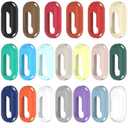 For Xiaomi Mi Band 8 Glossy Surface Silicone Watch Protective Case(Original Red)