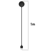 For Xiaomi Watch S4 Sport USB Interface Integrated Smart Watch Magnetic Charging Cable, Length: 1m(Black)