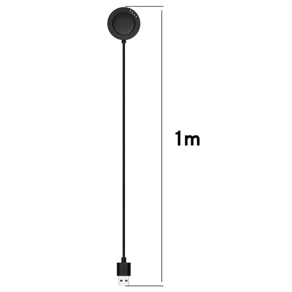 For Xiaomi Watch S4 Sport USB Interface Integrated Smart Watch Magnetic Charging Cable, Length: 1m(Black)