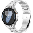 For Samsung Galaxy Watch 7 40 / 44mm Three Beads Button Quick Release Metal Watch Band(Silver) - free shipping - PMC TechLife - Order now!