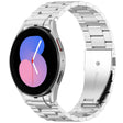 For Samsung Galaxy Watch 5 40 / 44mm Three Beads Button Quick Release Metal Watch Band(Silver) - free shipping - PMC TechLife - Order now!