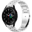 For Samsung Galaxy Watch4 Classic 42 / 46mm Three Beads Button Quick Release Metal Watch Band(Silver) - free shipping - PMC TechLife - Order now!