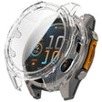 For Garmin Fenix 8 AMOLED 43mm Tempered Glass Film Integrated PC Watch Case(Transparent) - free shipping - PMC TechLife - Order now!