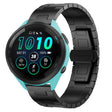 For Garmin Forerunner 265 Titanium Alloy 22mm Metal Watch Band(Black) - Watch Bands by PMc TechLife | Online Shopping South Africa | PMc TechLife | Buy Now Pay Later Mobicred