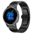 For Garmin Venu 2 Titanium Alloy 22mm Metal Watch Band(Black) - Watch Bands by PMc TechLife | Online Shopping South Africa | PMc TechLife | Buy Now Pay Later Mobicred