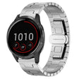 For Garmin Vivoactive 4 Titanium Alloy 22mm Metal Watch Band(Silver) - Watch Bands by PMc TechLife | Online Shopping South Africa | PMc TechLife | Buy Now Pay Later Mobicred