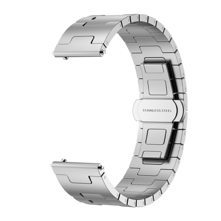 For Samsung Galaxy Gear S3 Frontier Titanium Alloy 22mm Metal Watch Band(Silver) - Watch Bands by PMc TechLife | Online Shopping South Africa | PMc TechLife | Buy Now Pay Later Mobicred