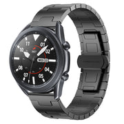 For Samsung Galaxy Watch 3 45mm Titanium Alloy 22mm Metal Watch Band(Titanium Color)