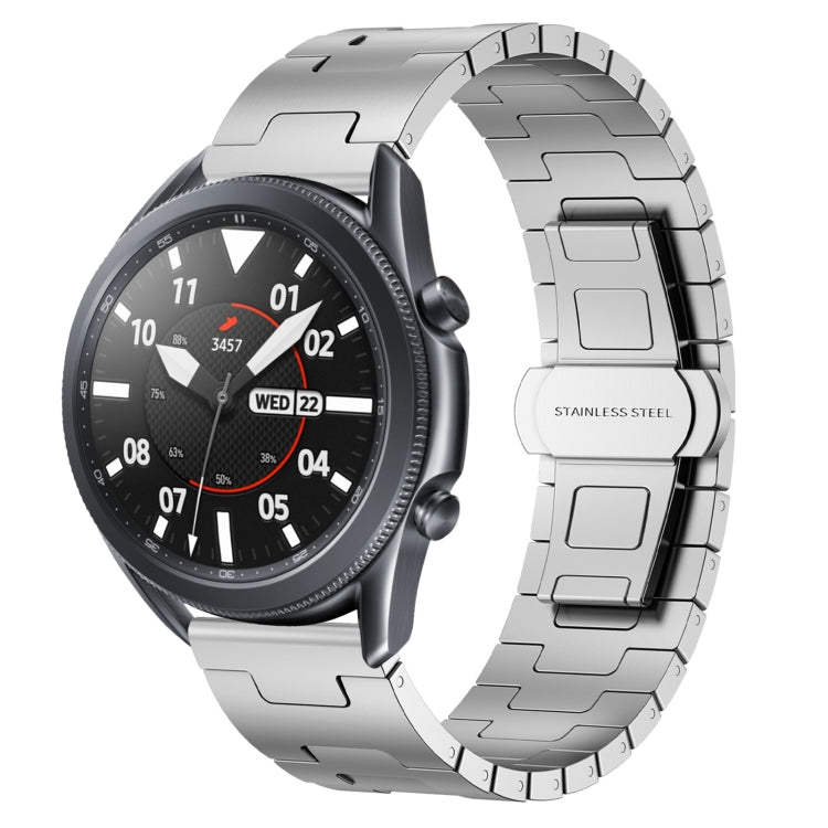 For Samsung Galaxy Watch 3 45mm Titanium Alloy 22mm Metal Watch Band(Silver) - free shipping - PMc TechLife - Order now!