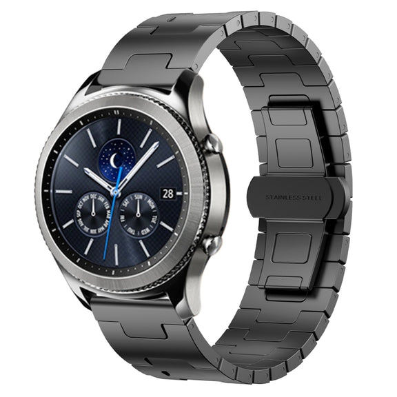 For Samsung Galaxy Gear S3 Classic Titanium Alloy 22mm Metal Watch Band(Titanium Color)