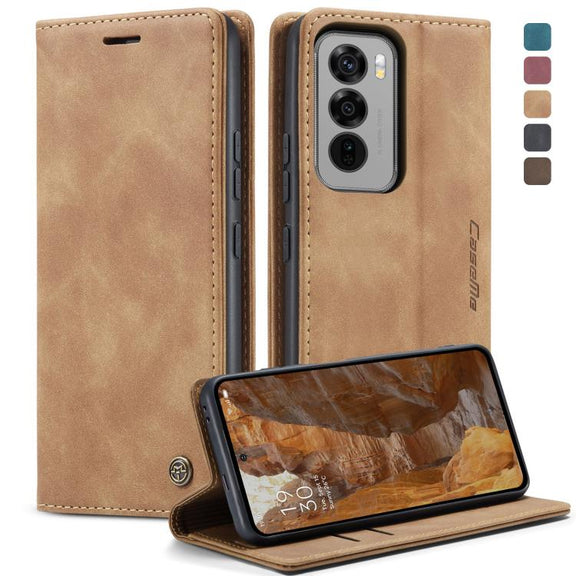 For OPPO Reno12 Pro 5G Global CaseMe 013 Multifunctional Horizontal Flip Leather Phone Case(Brown)