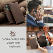 For OPPO Reno12 F /12 FS 5G CaseMe 013 Multifunctional Horizontal Flip Leather Phone Case(Coffee)