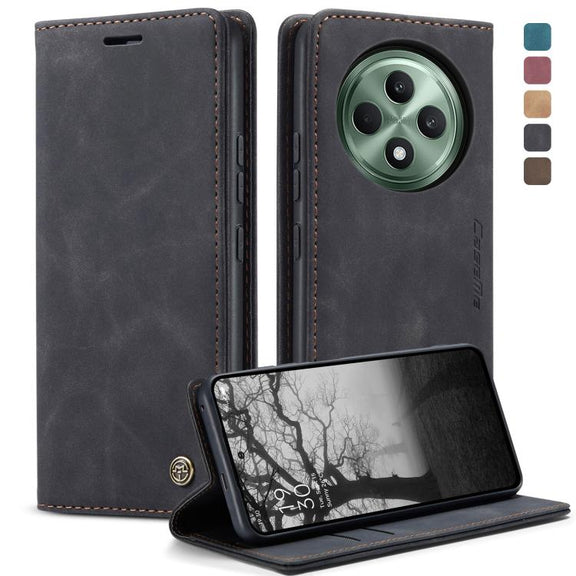 For OPPO Reno12 F /12 FS 5G CaseMe 013 Multifunctional Horizontal Flip Leather Phone Case(Black)
