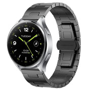 For Xiaomi Watch 2 Titanium Alloy 22mm Metal Watch Band(Titanium Color)
