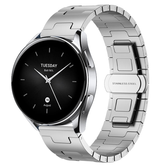 For Xiaomi Watch S2 Titanium Alloy 22mm Metal Watch Band(Silver)