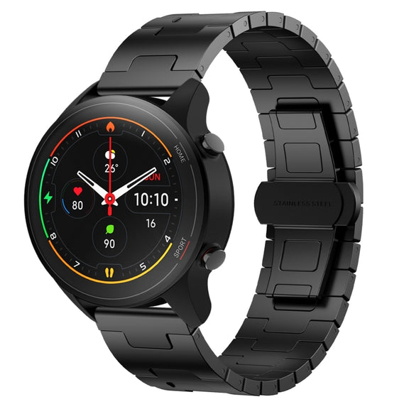 For Xiaomi Watch S1 Pro Titanium Alloy 22mm Metal Watch Band(Black)