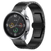 For Xiaomi Watch Color Titanium Alloy 22mm Metal Watch Band(Black)