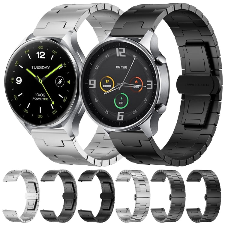 For Xiaomi Watch S1 Active Titanium Alloy 22mm Metal Watch Band(Titanium Color) - free shipping - PMc TechLife - Order now!