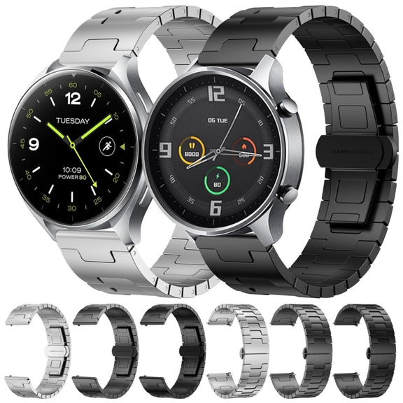 For Xiaomi Watch S1 Active Titanium Alloy 22mm Metal Watch Band(Silver)