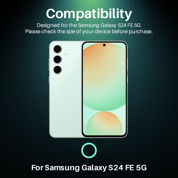 For Samsung Galaxy S24 FE 5G NORTHJO Camera Lens Protector CD Metal Ring Tempered Glass Film(Green)