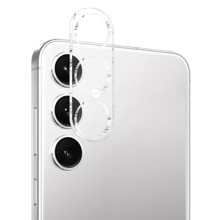 For Samsung Galaxy S24+ 5G NORTHJO TPU Case with Screen and Lens Film, Support Fingerprint Unlock(Transparent)