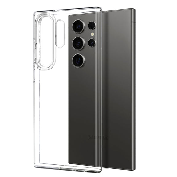 For Samsung Galaxy S25 Ultra 5G NORTHJO TPU Case with Screen Film, Support Fingerprint Unlock(Transparent)
