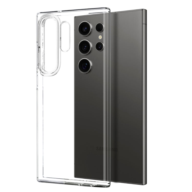 For Samsung Galaxy S25 Ultra 5G NORTHJO TPU Case with Screen Film, Support Fingerprint Unlock(Transparent)
