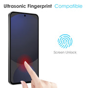For Samsung Galaxy S25+ 5G NORTHJO TPU Case with Screen Film, Support Fingerprint Unlock(Transparent)