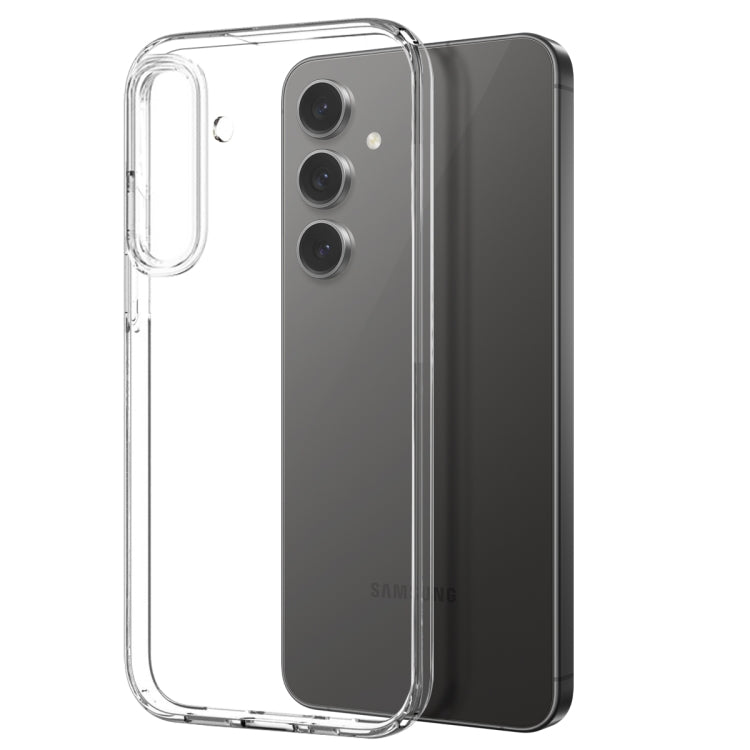 For Samsung Galaxy S25+ 5G NORTHJO TPU Case with Screen Film, Support Fingerprint Unlock(Transparent)